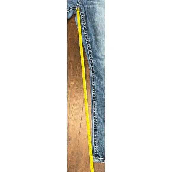 Daytrip Virgo Bootcut Jeans Womens 29S Medium Wash Embroidered Flap Pocket Denim - Picture 6 of 7